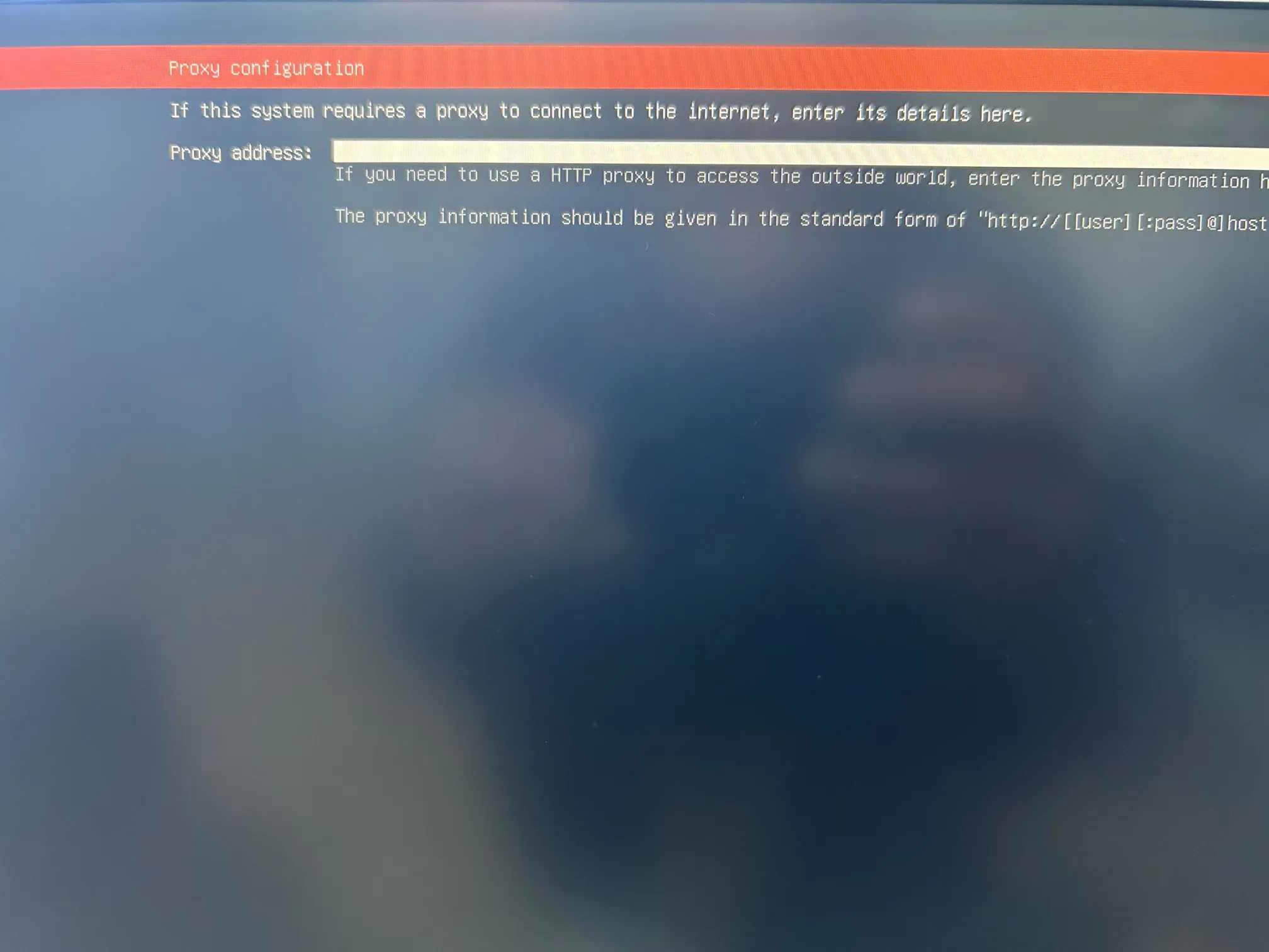 Proxy Settings